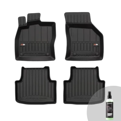 Immagine di FROGUM ProLine 3D Set Esclusivo di tappetini auto per SEAT Leon IV dal 2020 Materiale TPE durevole Bordini più alti