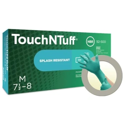 Immagine di Ansell TouchNTuff 92500090 100 pz. Nitrile Guanto monouso Taglia (Guanti): L, 8.5, 9 EN 21420:2020