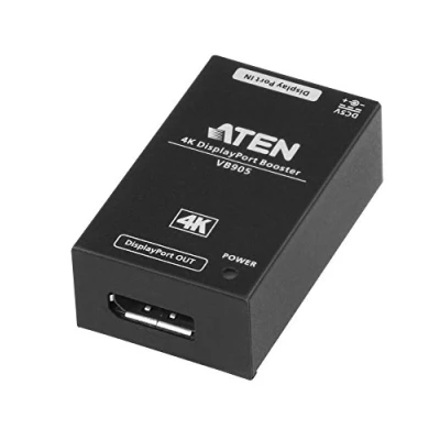 Immagine di ATEN VB905 4K DisplayPort Booster fino a 5 m (True 4K@10m) Compatibile con 1.2a e HDCP 2.2, supporta HDR,