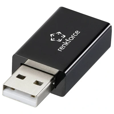 Immagine di Renkforce #####USB Datenblocker Adattatore [1x Connettore USB di tipo A 1x Presa completamente schermata] RF 6615902