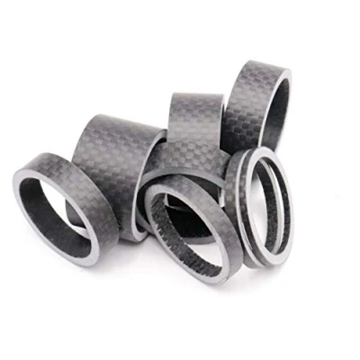 Immagine di Set di distanziali in carbonio1 1/8&quot; 2/3/5/8/10/12/15/20 mm Opaco (Opaco)