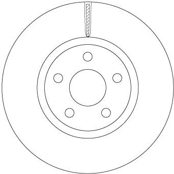 Immagine di TRW DF6810S Disco freno 300 28 5 108 ventilato verniciato FORD: Galaxy Mk3 MPV, S Max Mk2