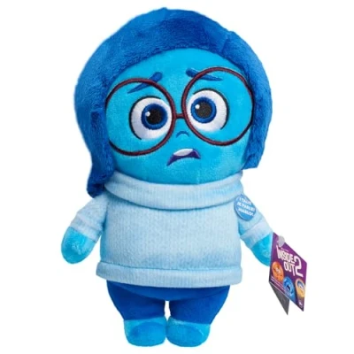 Immagine di Just Play Inside Out 2 Talk It Piccolo Peluche Sadness, Giocattoli per bambini dai 3 anni