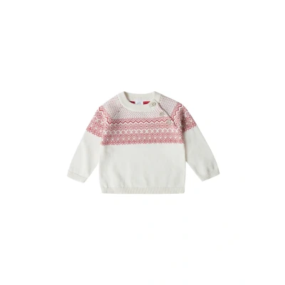Immagine di Stellou &amp; friends MIT Norweger Muster Maglione per bambini, Taglia: 50/56, White