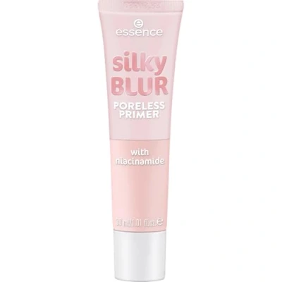 Immagine di Essence Cosmetics Silky Blur Poreless Primer, Rifinitura Dei Pori, Preparatorio, Risultato Istantaneo, Traslucida, 30 ml