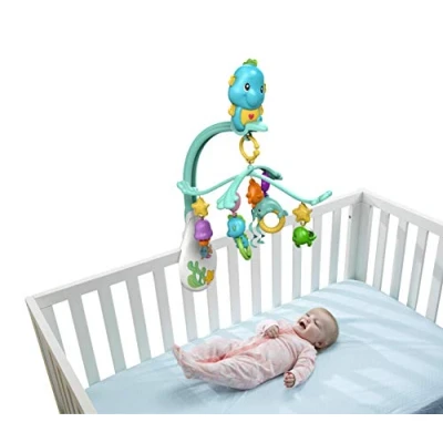 Immagine di Fisher Price Giostrina dei Pesciolini 3 in 1, per Culla Passeggino e Proiettore, dai 0 Mesi, DFP12
