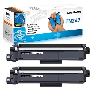 Immagine di LOSMANN 2x Nero Toner compatibile per Brother TN 247 243 MFC L3770CDW L3750CDW HL L3230CDW L3210CW L3710CW DCP L3550CDW L3730CDN L3510CDW L3270CDW L3517CDW