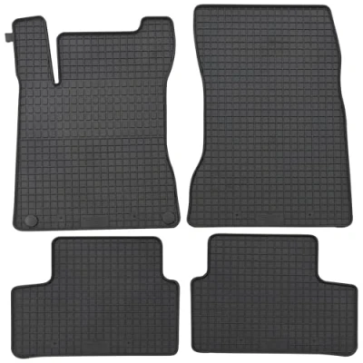 Immagine di PETEX Tappetini in Gomma su Misura 45210 Set da 4 Pezzi, Nero