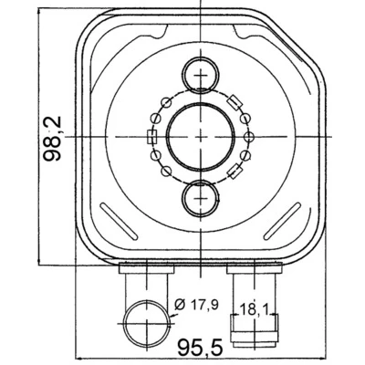 Immagine di MAHLE ORIGINAL CLC 165 000S Radiatore Olio AUDI: A4 B7 Avant, A6 C5 B6/B7 Cabrio