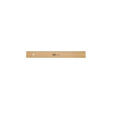 Immagine di M+R 719500000 Righello in legno di faggio con inserto metallico, 50 cm