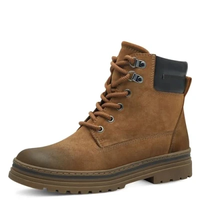 Immagine di MARCO TOZZI Stivaletti da Donna con Lacci 2 26260 43, Stivali alla Moda, Nut Comb, 38 EU