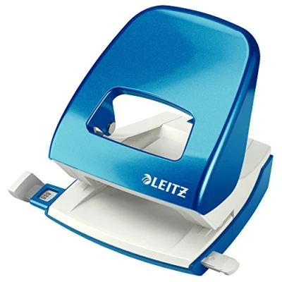 Immagine di Leitz Perforatore in Metallo NeXXt WOW, fino a 30 Fogli, Box, Blu