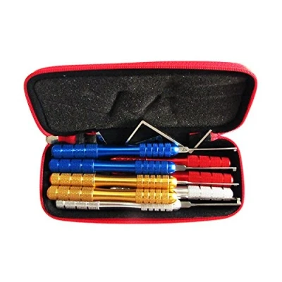 Immagine di TPM Go 10Pcs Dimple Lock Pick Kaba Opener Locksmith Tool,Colorful Tools