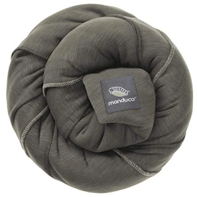 Immagine di manduca Sling &gt; Olive &lt; Fascia portabebè elastica con certificato GOTS, 100% cotone biologico, marsupio per neonati e bambini dalla nascita (3,5 15kg)