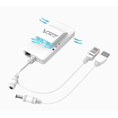 Immagine di VONETS VAP11S D232 adattatore WiFi industriale 2.4G/5GHz a Ethernet Gigabit Wireless Bridge 100/1000Mbps LAN 2 porte seriali 4 antenne integrate ad alte prestazioni