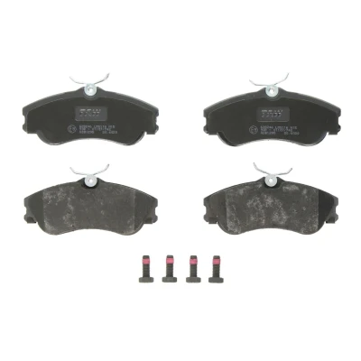 Immagine di TRW COTEC GDB1295 Kit pastiglie freno Non predisposto per contatto segnalazione usura con bulloni pinza accessori PEUGEOT: 206 Hatchback