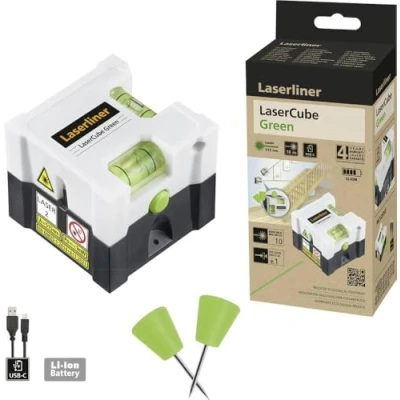 Immagine di Laserliner LaserCube green Laser a linee Raggio di azione (max.): 10 m