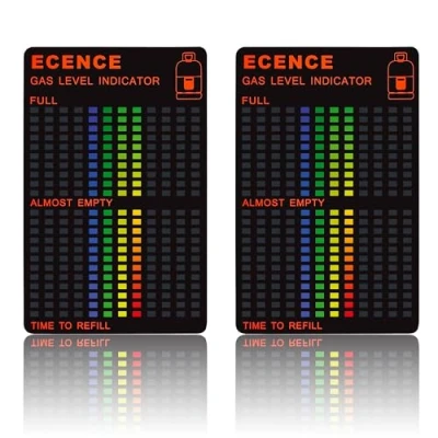 Immagine di ECENCE 2x Magnetic Gas Propano Butano Bottiglia Indicatore Livello Manometro Camper Viaggio Campeggio