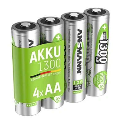 Immagine di Ansmann maxE HR06 Batteria ricaricabile Stilo (AA) NiMH 1300 mAh 1.2 V 4 pz.