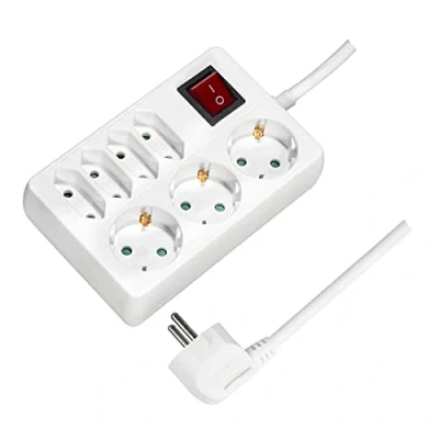 Immagine di LogiLink LPS210 Multipresa con interruttore Bianco Schuko 1 pz.