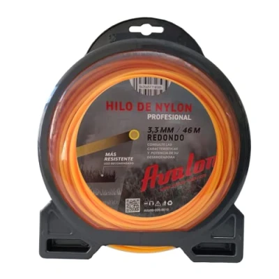 Immagine di Avalon Filo Rotondo in Nylon Universale per decespugliatore e Tosaerba (3,3 mm x 46 m)
