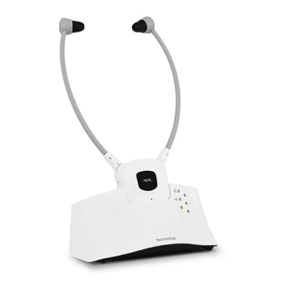 Immagine di TechniSat STEREOMAN ISI 3 HiFi Cuffie auricolari Senza fili (via radio), Bluetooth Stereo Bianco regolazione del volume