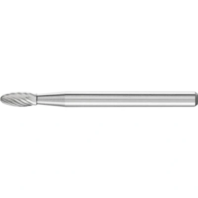 Immagine di PFERD 21202553 Punta fresatrice Fiamma Lunghezza 37 mm Dimensione, Ø 3 operativa 7 Diametro albero