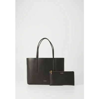 Immagine di Calvin Klein Embossed LOGO SET Borsa a mano, Donna, Taglia: One Size, Black/toasted coconut