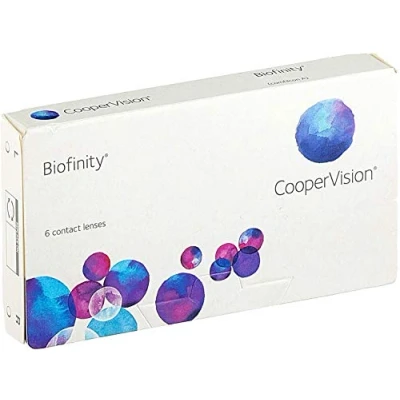 Immagine di Biofinity Lenti mensile morbide, R 8.6, D 14, 6 pezzi, Diottrie 3.25