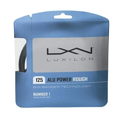 Immagine di Luxilon Wrz995200 Corda Da Tennis Alu Power 125 Rough, 12.2 M, Unisex, Argento, 1.25 Mm