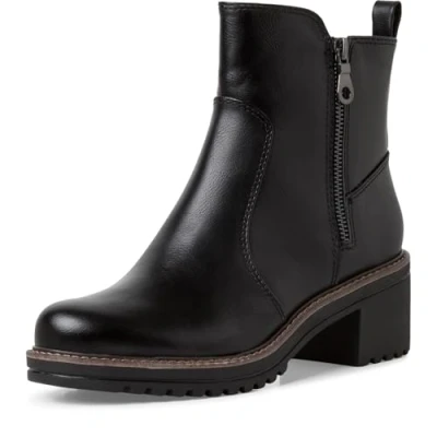 Immagine di MARCO TOZZI Stivaletti da Donna con Zip e Slip 2 25430 43, Stivali alla Moda, Nero, 41 EU