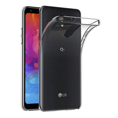 Immagine di AICEK Cover LG Q7, Q7 Silicone Case Molle di TPU Trasparente Sottile Custodia per (5.5 Pollici)