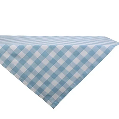 Immagine di DII Buffalo Check Collection Tavolo classico, 40 x cm, colore: Azzurro e Bianco