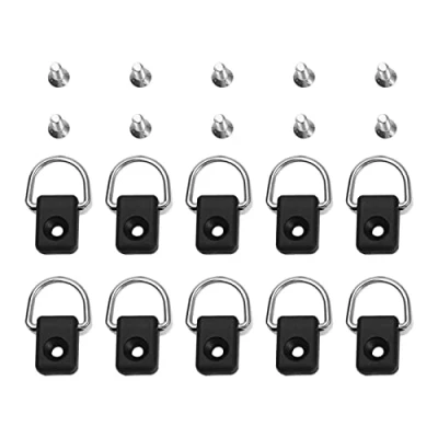 Immagine di Anello a D per Kayak, 10 Pezzi Accessorio Il Montaggio sul Ponte Dell&#039;anello di Ancoraggio Sicurezza con Barca, Viti M6, La Pesca Vela in Canoa Kayak