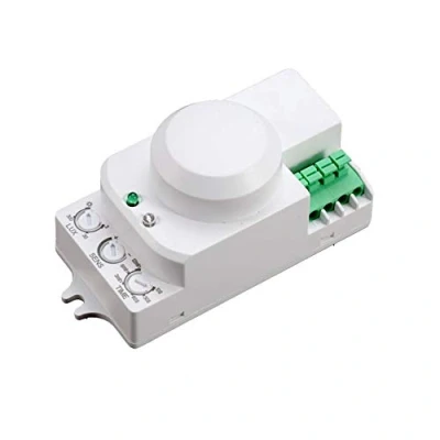 Immagine di LEDLUX CL1935 Sensore Micro Onde Microwave Sensor Montaggio a Plafone Da Parete Soffitto IP20 220V Max 200W Manual Override V TAC SKU 1446