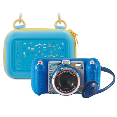 Immagine di VTech KidiZoom Duo Pro Bundle con tasca gratuita, solo per brevi periodi, fotocamera bambini 2 fotocamere, foto e video, giochi, lettori musicali molto altro ancora