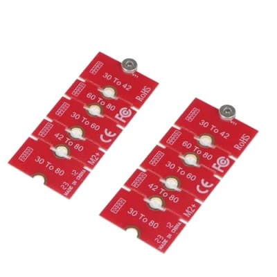 Immagine di JMT NGFF NVME M2 M2PLUS 2230 a 2280 Scheda adattatore 2230, 2242, 2260, Trasferimento esteso Cambiamento di dimensione per M.2 U.2 M3 M.3 SSD (2 pezzi)