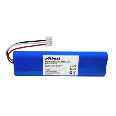 Immagine di Aibatt batteria agli ioni di litio da 14,8 V, 3200 mAh, sostitutiva per Ecovacs Deebot N8, N8 +, Pro, Ozmo 900, 920, 930, N5 Home Cleaner Robot.