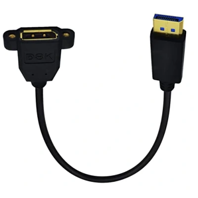 Immagine di INNOV8 8K DisplayPort 1.4 maschio a femmina cavo di prolunga per montaggio pannello 60Hz (DP DP femmina) 0,3 m