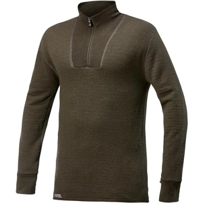 Immagine di Woolpower Zip Turtleneck 200 Pine Green Medium