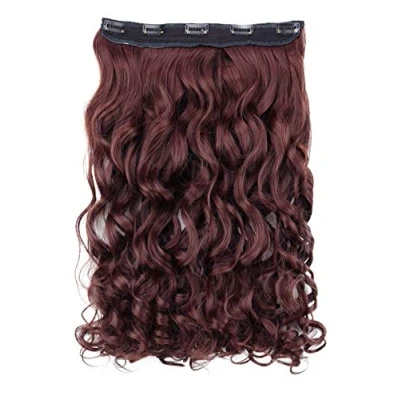 Immagine di CAISHA 60cm Clip In ExtensionsExtensions Per I Capelli Posticcio Liscio Marrone C68 1