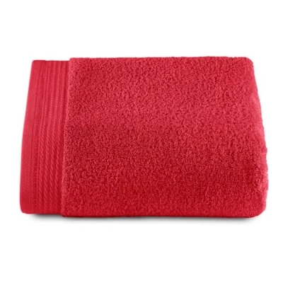 Immagine di RIZO Top Towel Set di 1 asciugamano da doccia, asciugamani bagno, 100% cotone pettinato, 600 g/m2, misura 70 x 140 cm, rosso