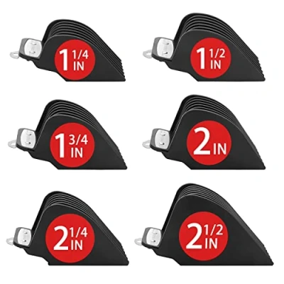 Immagine di Yinke Guide di taglio per tagliacapelli Wahl con clip in metallo del modello 3,2 cm, 3,8 4,4 5,1 5,7 6,3 si adatta alla maggior parte dei dimensioni standard