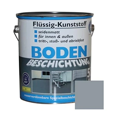 Immagine di Dynamic24 Plastica, rivestimento per pavimento in plastica liquida, 50 m², calcestruzzo (grigio ardese)