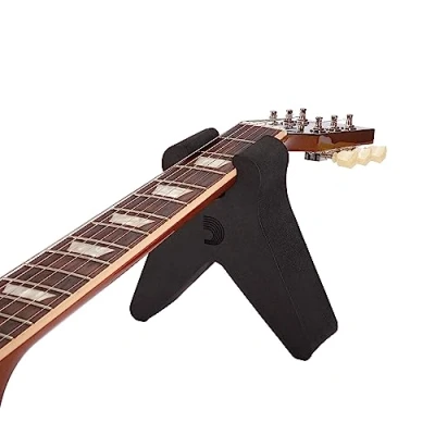 Immagine di D&#039;Addario Poggiapasta universale per chitarra, fornisce supporto il collo della chitarra manutenzione, set up, restringing, trasforma qualsiasi superficie piana in un