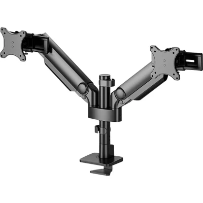Immagine di Neomounts DS65S 950BL2 Supporto da tavolo per monitor 61,0 cm (24) 86,4 (34) Nero Regolabile in altezza, Inclinabile, Girevole, Rotante