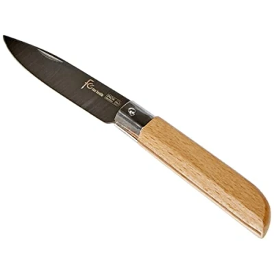 Immagine di Fiori Cortés Coltello 84 mm, con Punta Dritta Manico in faggio