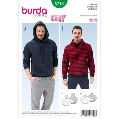 Immagine di Burda 6718 Sudore White Pattern