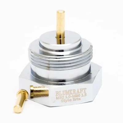 Immagine di BLUMKRAFT Adattatore Radiatori Raccordo ISTA M32x1 a M30x1.5 per Termostato/Testa Termostatica maschio