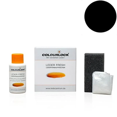Immagine di Colourlock® Prodotto di tinteggiatura della pelle, tonalità standard (color cuoio), flaconcino da 30 ml, per rimuovere righe, zone scolorite e parti usurate su pelle finta